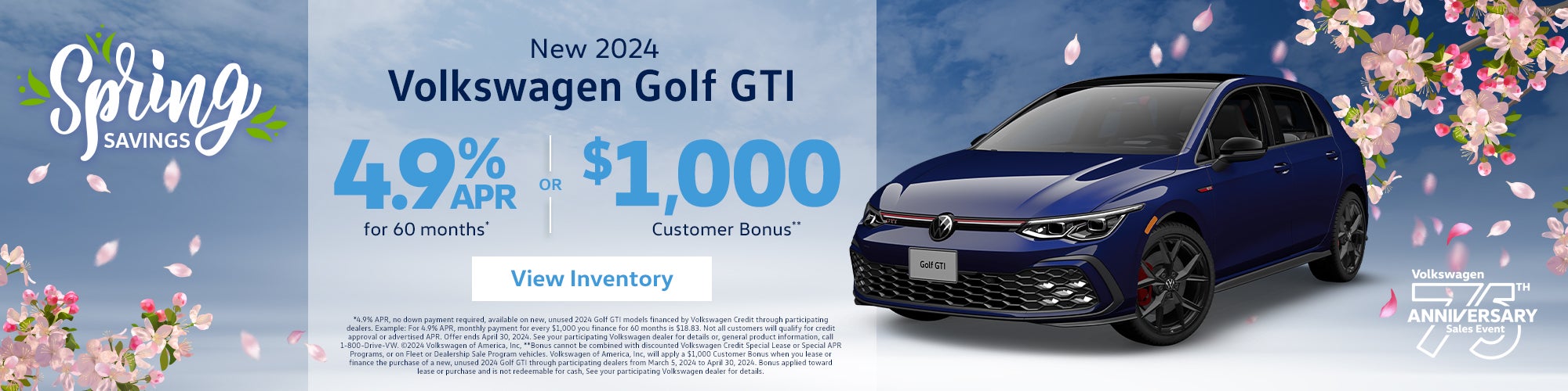 New 2024 Volkswagen Golf GTI